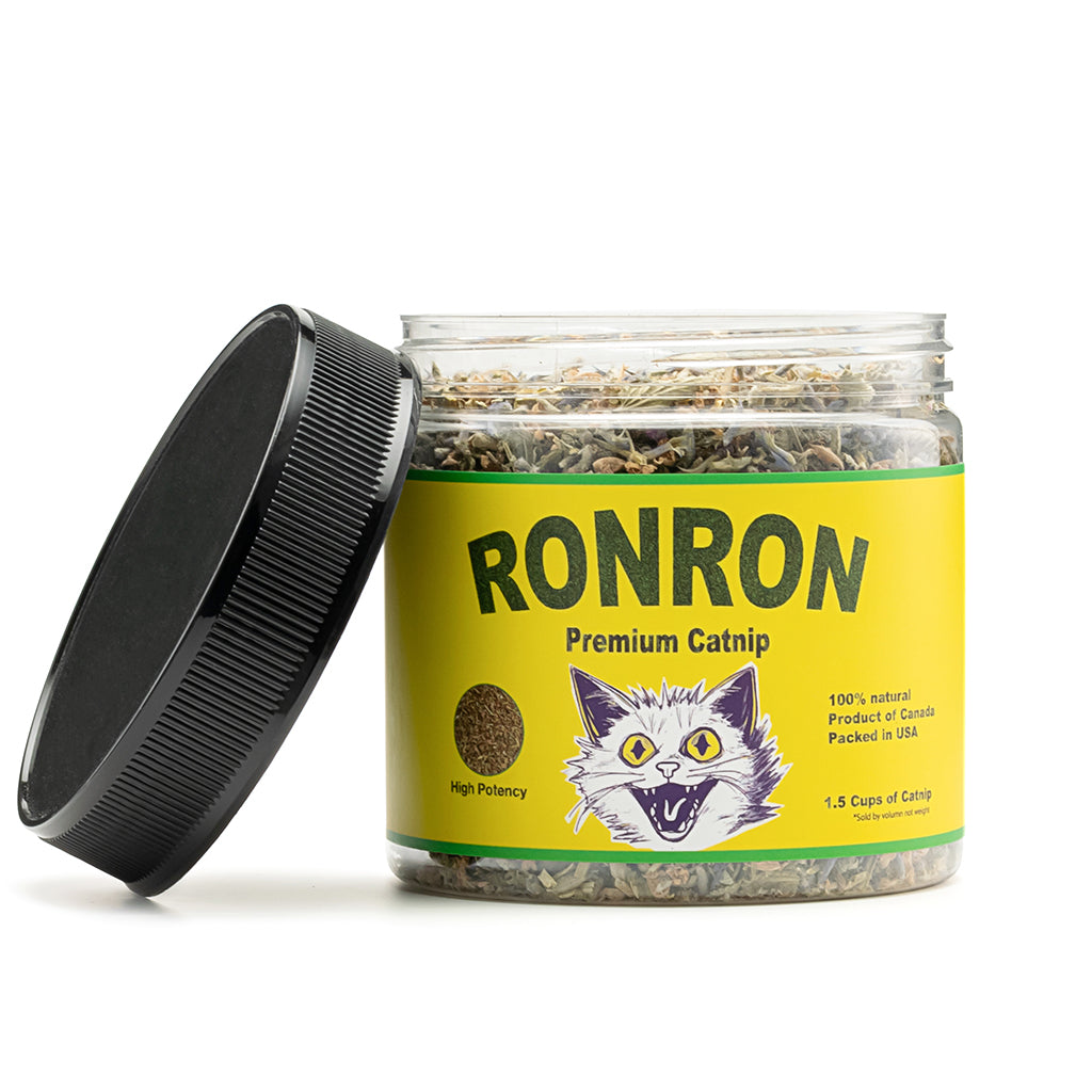 RonRon Premium Catnip: Freshly Harvested, Canada Grown, Packed in USA